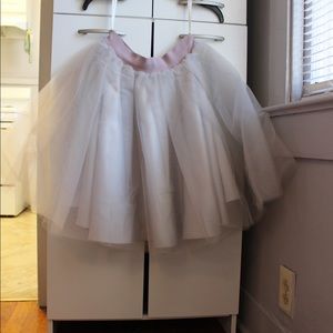 Tulle midi skirt